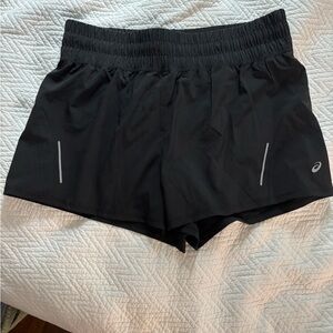Asics Women's Black Athletic Shorts